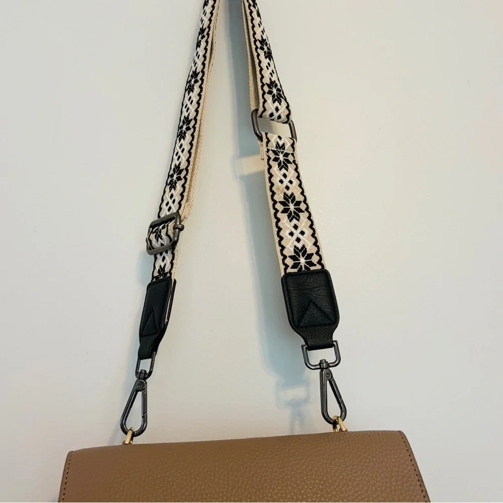 Angela Roi Pebbled Leather Clutch in Taupe